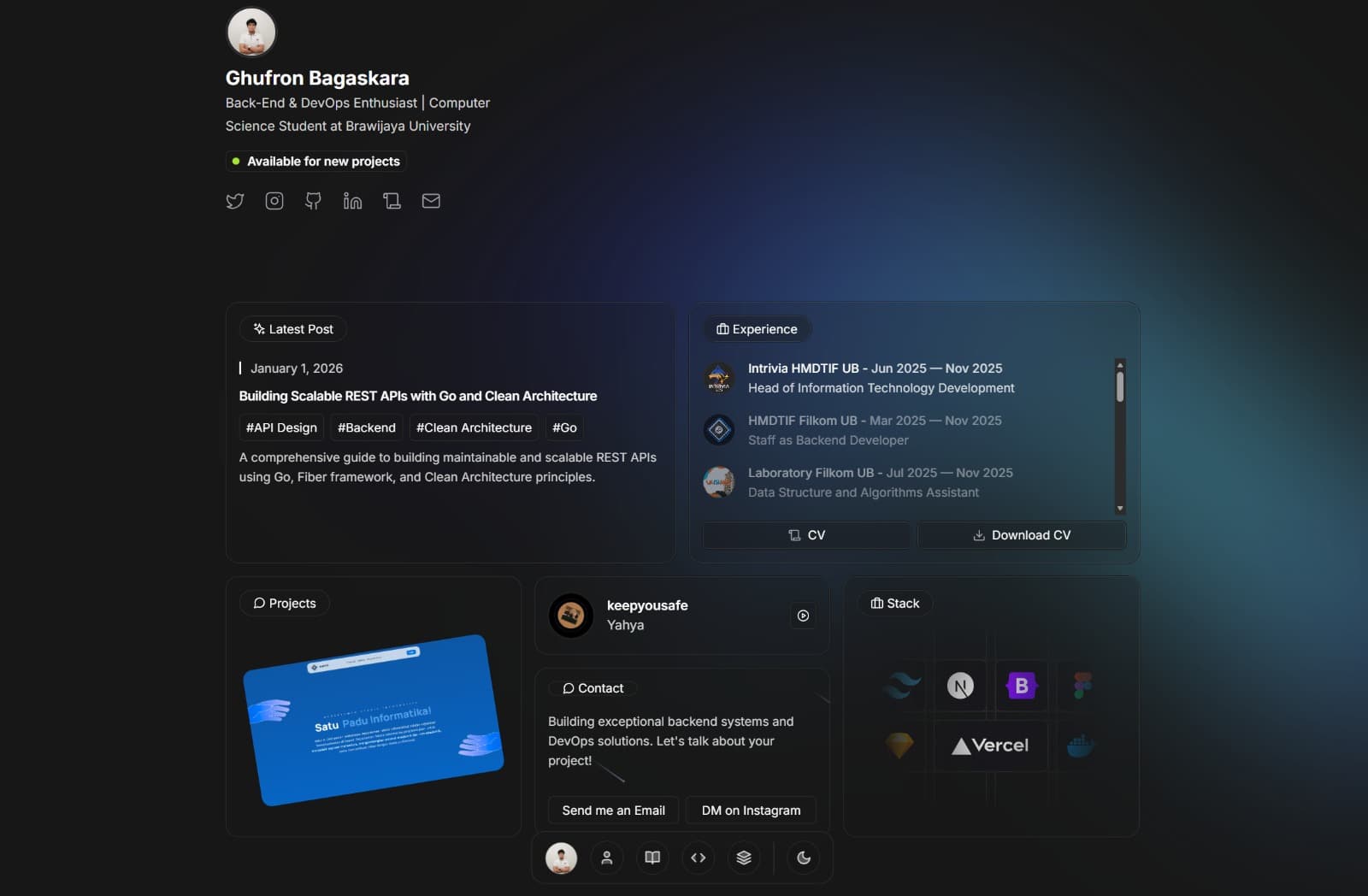 Personal Portfolio Website